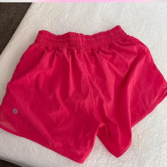 Lululemon Athletica Hot Pink Athletic Shorts - Picture 2 of 4